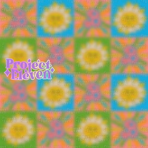Logo della bambola Groovy e scacchiera del sole Esclusivo modello senza cuciture FB VIP Limited