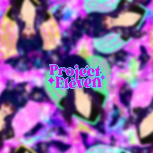 Herrin auf Neon Fledermäusen FB VIP Limited exklusives Seamless Pattern