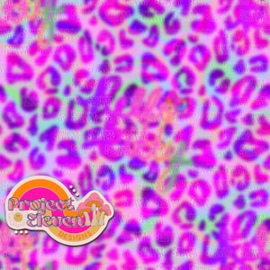HKxLF Logo nur auf Leopard - FB VIP Limited exclusives Seamless Pattern