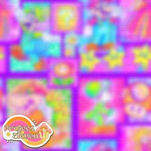 Neon SMB collage viola FB VIP Limited esclusivo modello senza cuciture