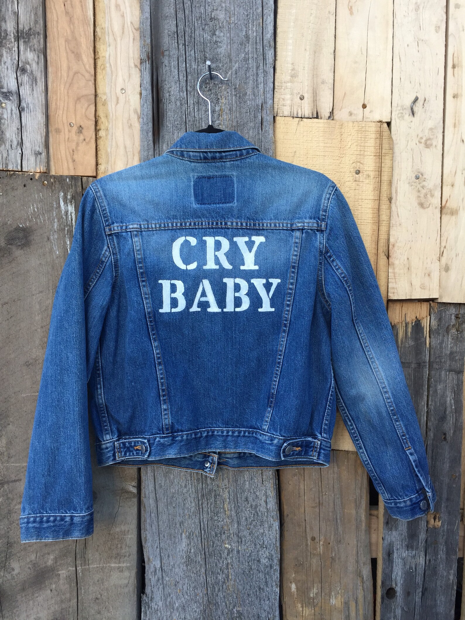 custom levi jean jacket