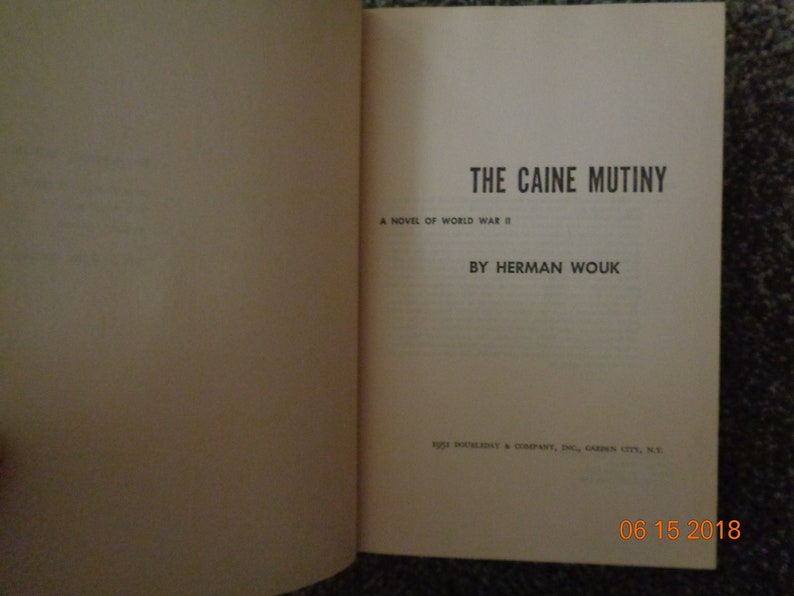 the caine mutiny book 1951 the caine mutiny book 1951