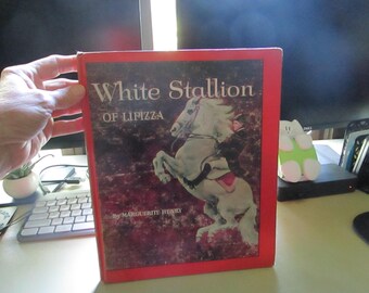 1964 First Printing Nov 1964 White Stallion of Lipizza By Marguerite Henry HB Book Illustrated by Wesley Dennis Rand McNally and Company