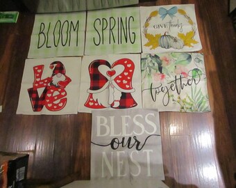Pillow Cover Never Used Choose which one or ones you want for Approx 16 in x 16 in pillow