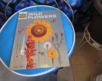 1962 The How and Why Wonder Book of Wild Flowers HB Book Deluxe Edition