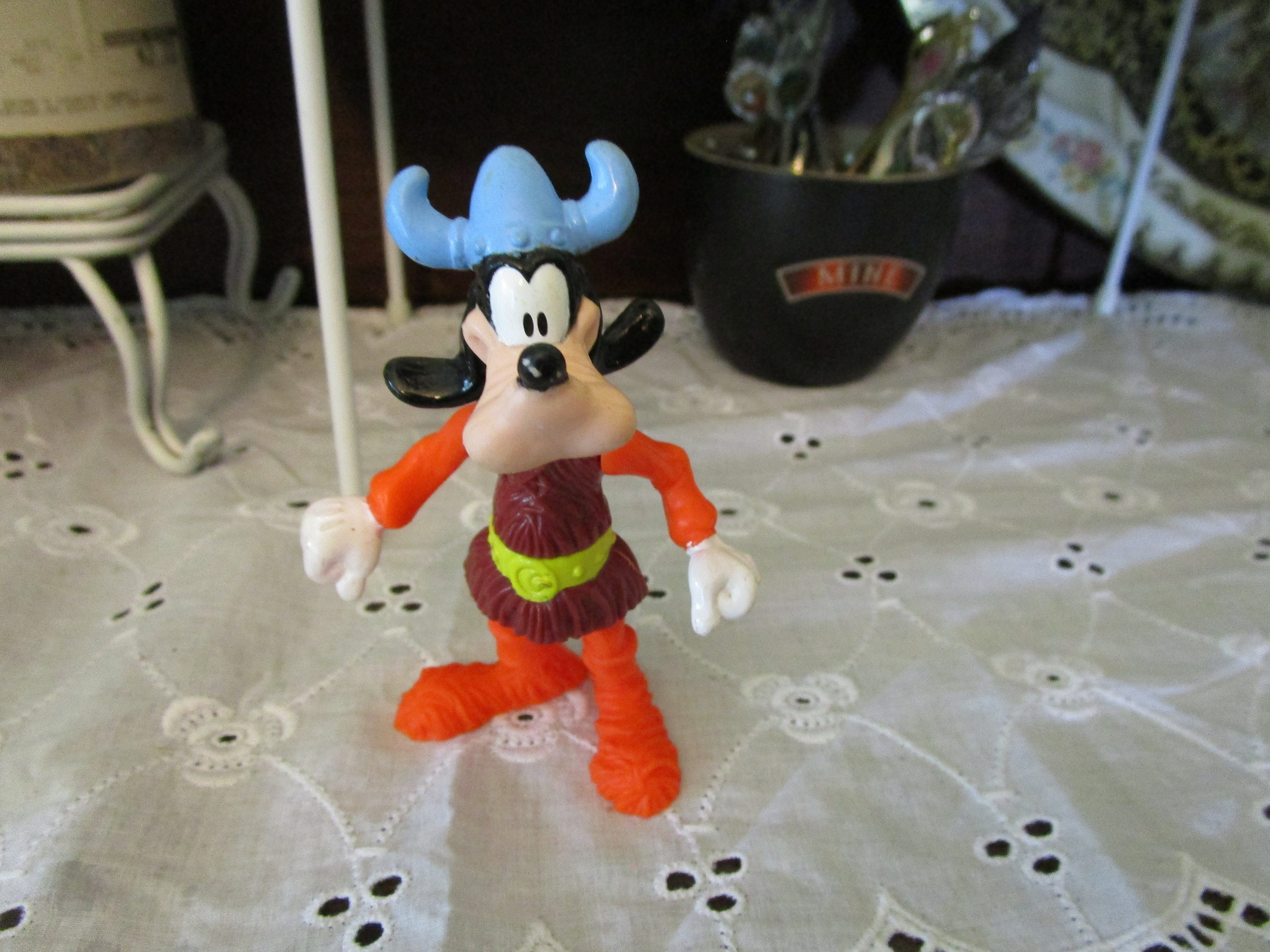Vintage Disney Goofy in Viking Outfit Posable Toy Figure Epcot - Etsy