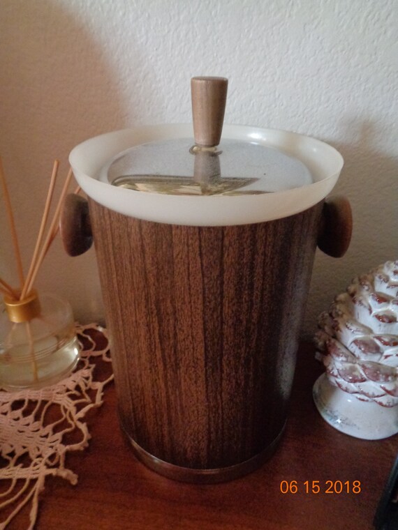 Groovy Mid Century Kromex Ice Bucket With Lid Etsy