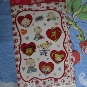 1998 The Rugrats American Greetings 4 Sheets of Stickers in sealed package