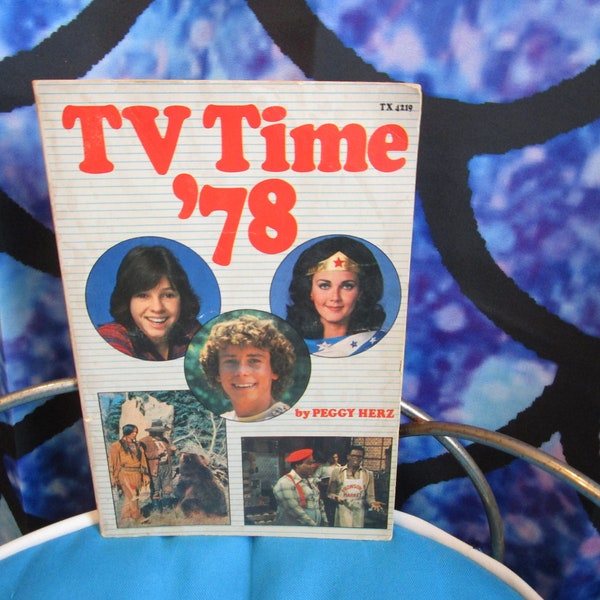 1978 TV Time '78 By Peggy Herz Scholastic SC Book TX 4219