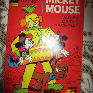 1973 Walt Disney Mickey Mouse Valley of the Kachinas Happy 50 Years Gold Key Comic Book