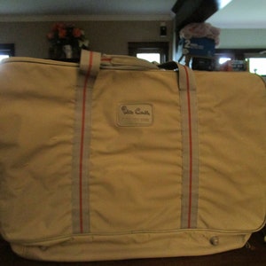 Vintage Light Gray Pierre Cardin Paris New York Luggage Bag Never Used