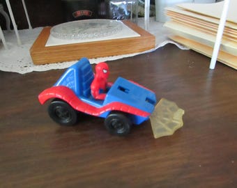1996 Spiderman in Spidercar Toy Figure