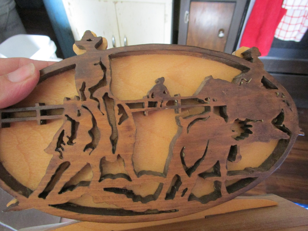 Woodworking Projects Rodeo Wood Cut Western Cowboy Rodeo Decoration - Etsy