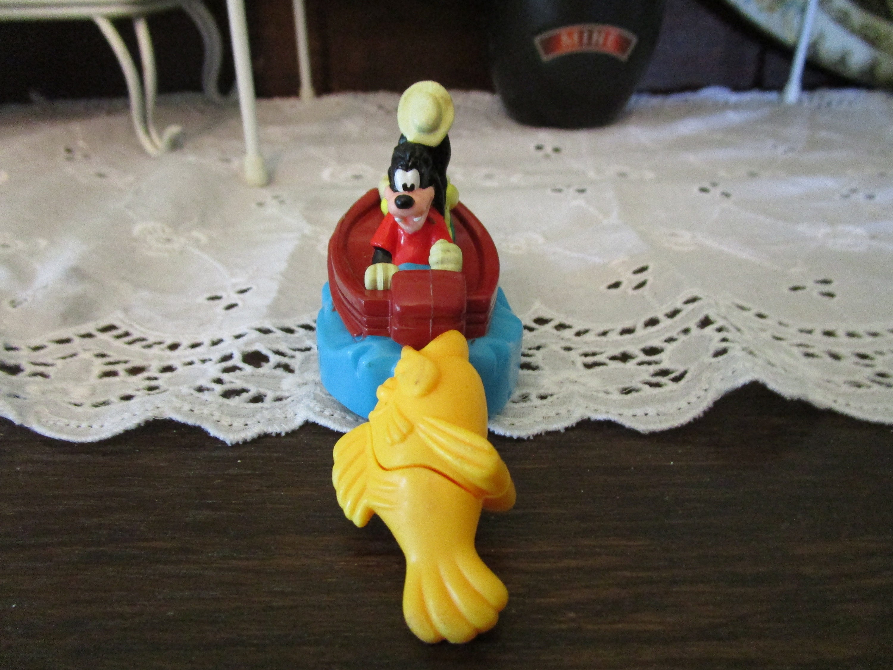 Vintage Disney Goofy and Max Fishing Wind up Toy Figure - Etsy