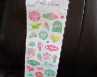 New sheet of Pickleball Stickers 29 Pieces