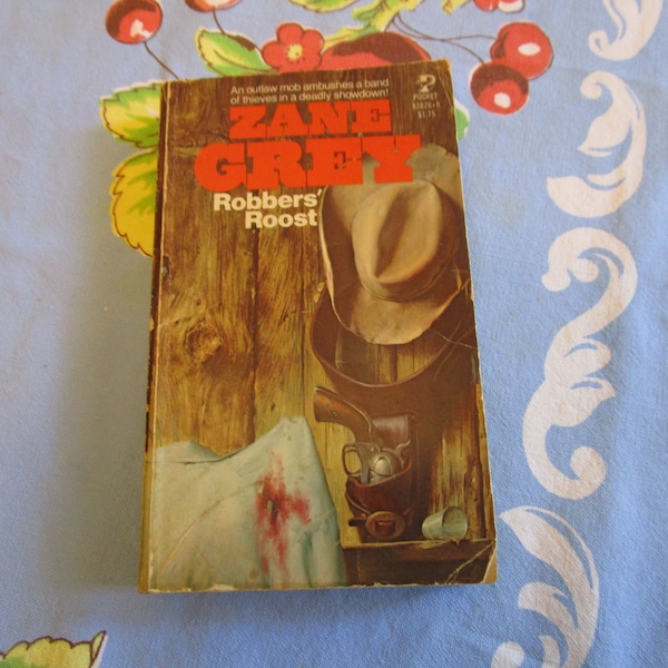 1959 1969  Zane Grey Robbers Roost SC Book Pocket Books