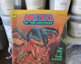 RARE 1983 Masters of the Universe The Thief of Castle Grayskull by Roger McKenzie Illustrated by Fred Carrillo