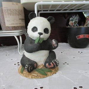 1985 Panda Figurine Andrea by Sadek Made in Japan - Etsy