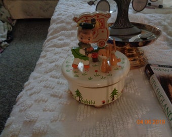 Vintage Originals by Irmi Music Box Plays Song When you Wish Upon a Star