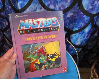 1985 Masters of the Universe I Have The Power A Golden HB Book Mattel
