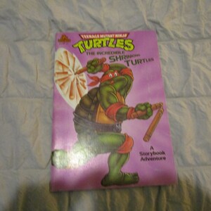 1990 Teenage Mutant Ninja Turtles The Incredible Shrinking Turtles A Storybook Adventure