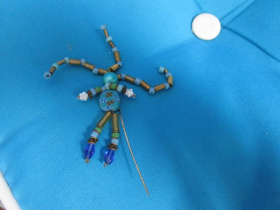 Vintage Cool Robot Alien Pin handmade