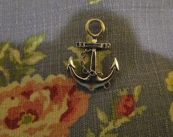 Vintage Nautical Anchor Piece for a Necklace