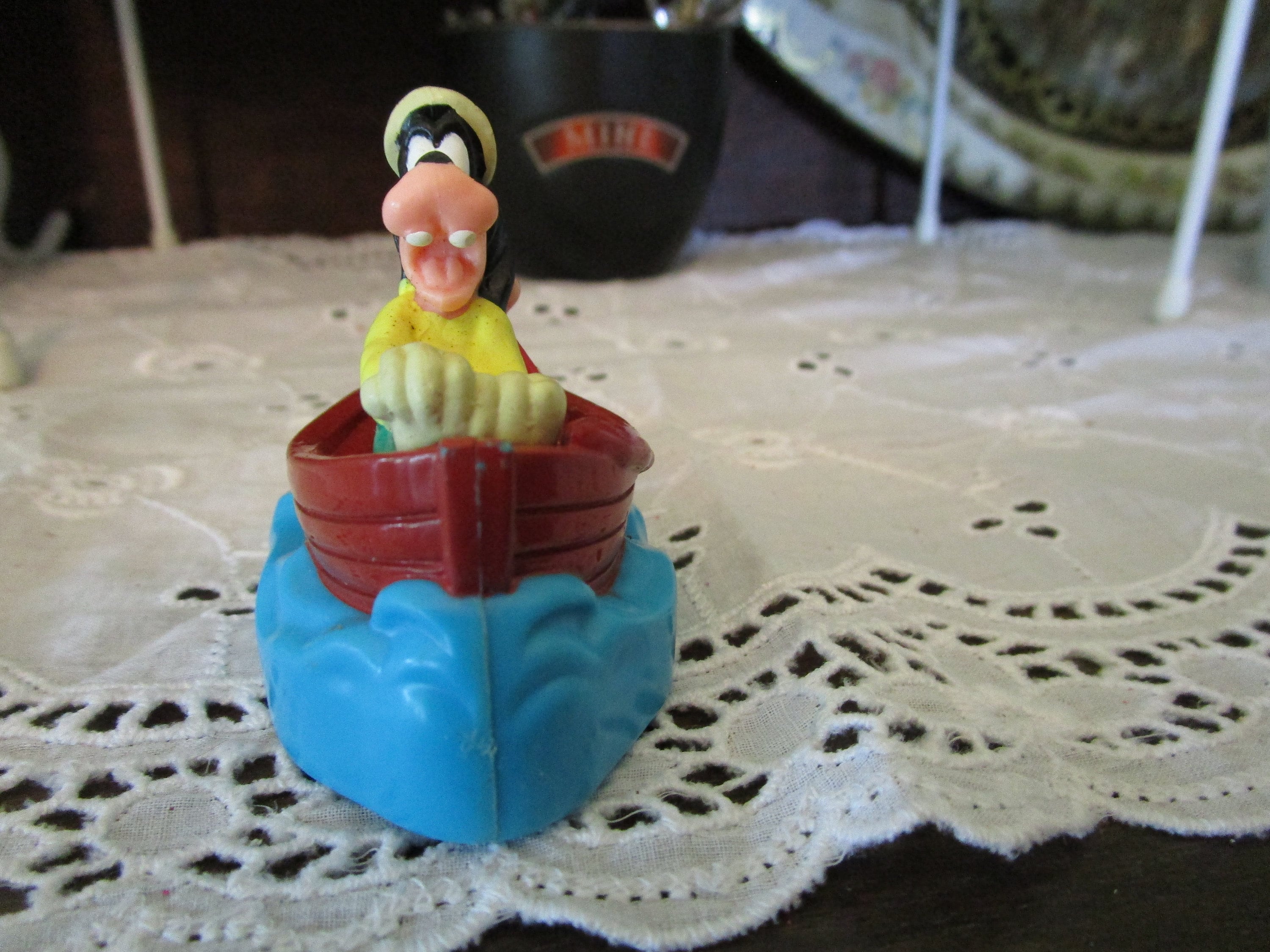 Vintage Disney Goofy and Max Fishing Wind up Toy Figure - Etsy