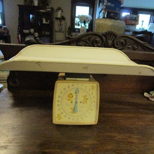 ヴィンテージ HANSON ハンソン社のベビー用体重計1930's 飾り物希少品