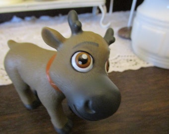 Vintage Sven Reindeer Toy Figure from the Disney Frozen Movie