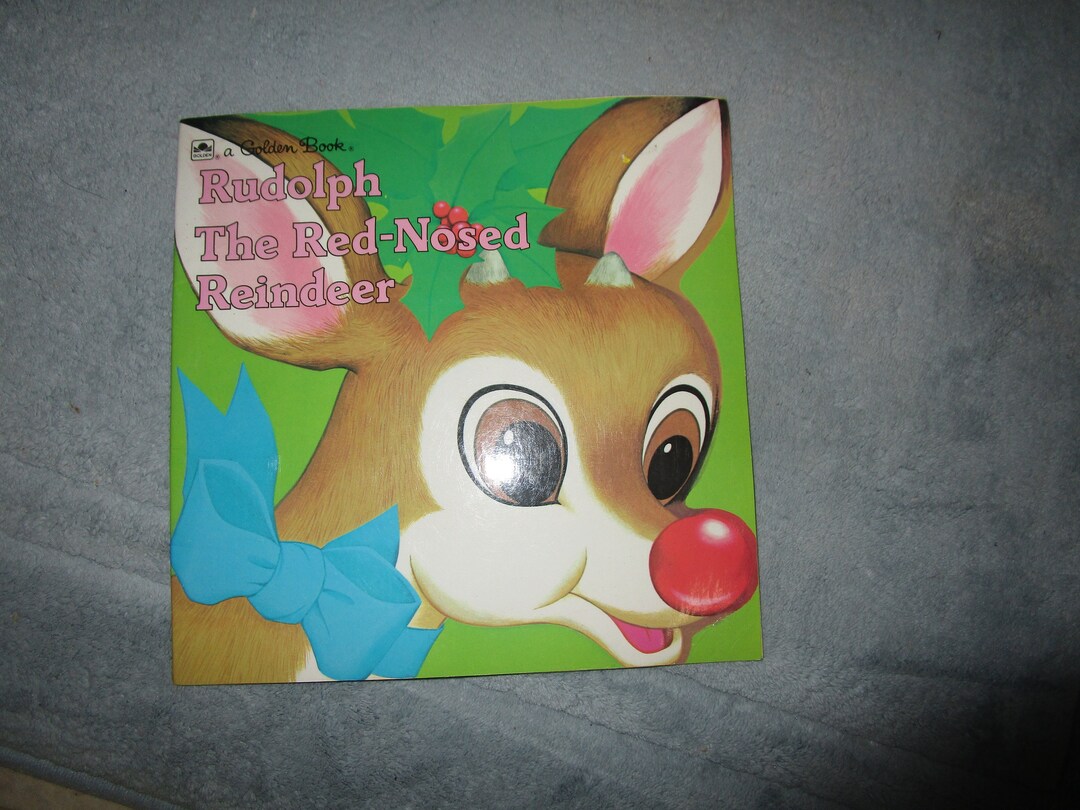 1972 A Golden Book Rudolph the Red Nosed Reindeer Book - Etsy
