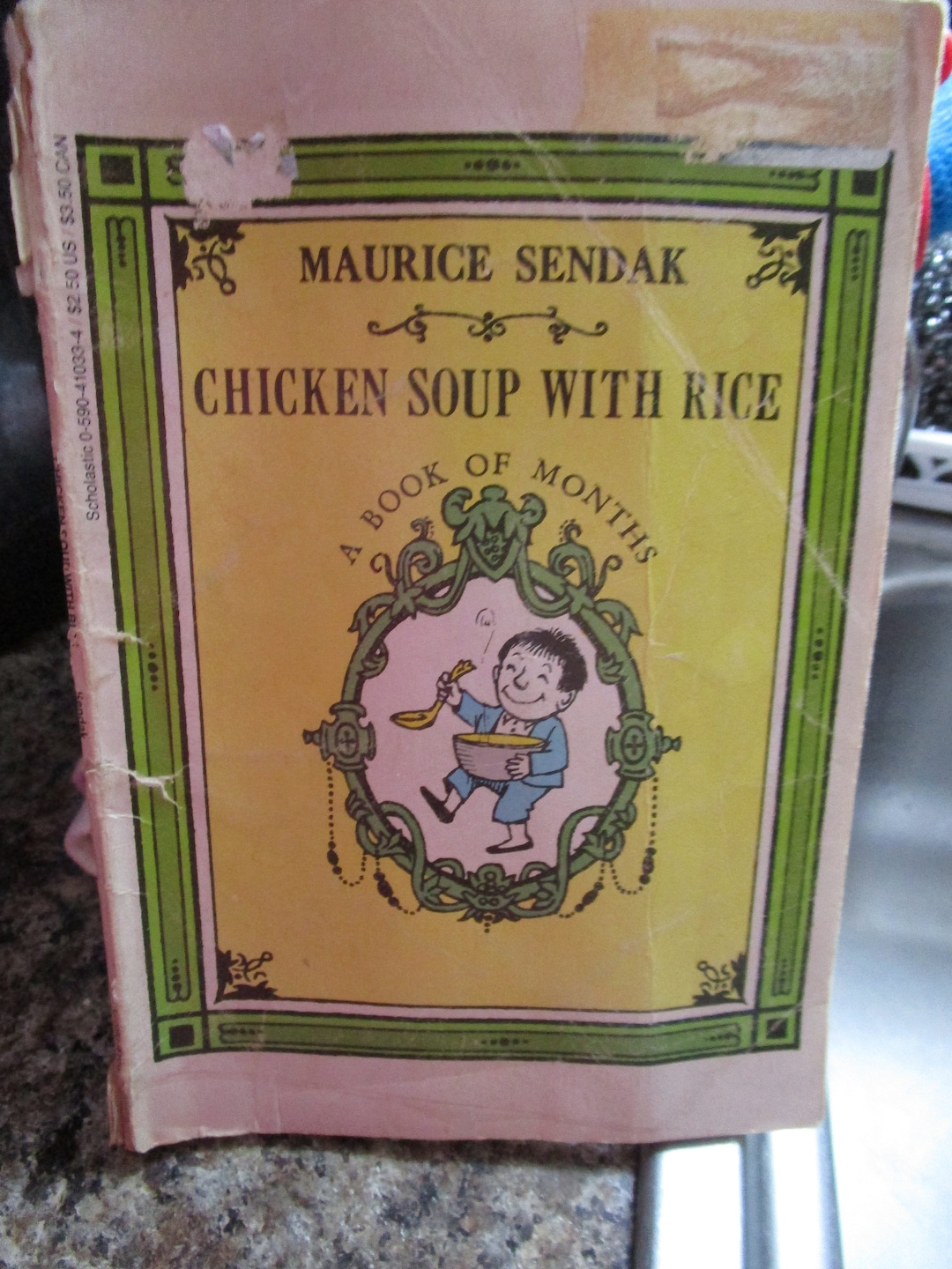 1962 Chicken Soup With Rice A Book of Months Maurice Sendak Scholastic SC Book Etsy