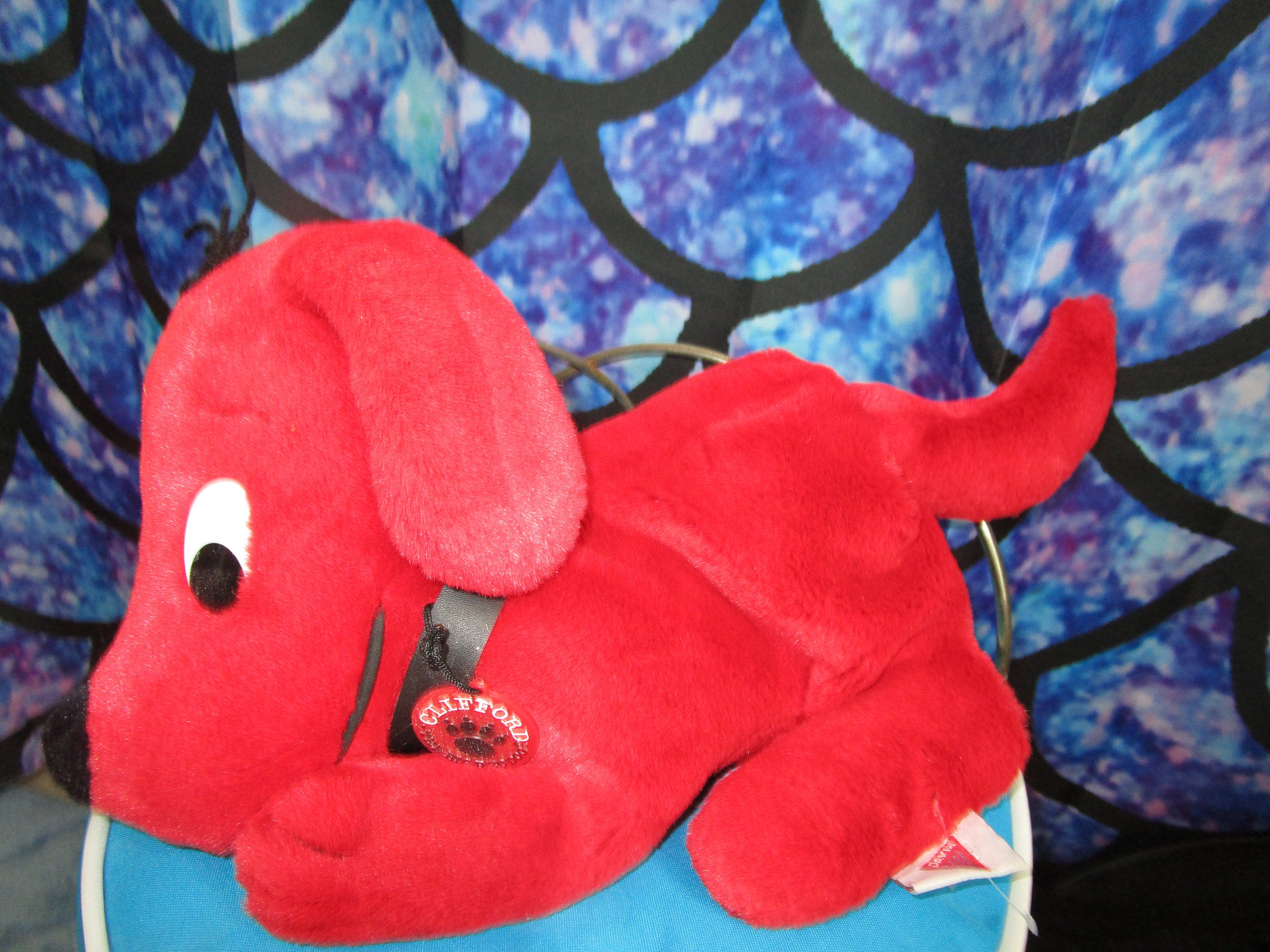 Vintage Clifford the Big Red Dog Full Body Hand Puppet Excellent