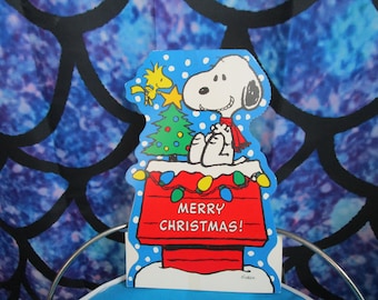 NOS 1965 60s Snoopy & Woodstock Christmas Charlie Brown Peanuts