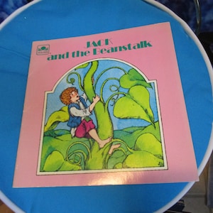 1973 Jack and the Beanstalk Golden Softcover Book Retold by Stella Williams Nathan Illustrated by Dora Leder
