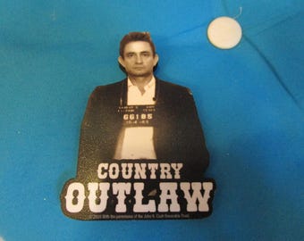 Never Used Johnny Cash Country Outlaw Figural Magnet