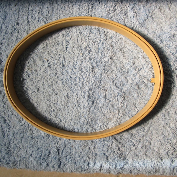 Vintage Hard Plastic Large Oval Embroidery Hoop