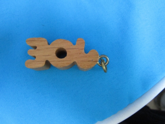 Wood cutout name Joe for Keyring - image 2