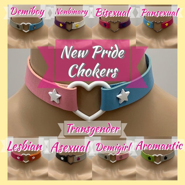 Kawaii Pride Chokers (11 Variations!)