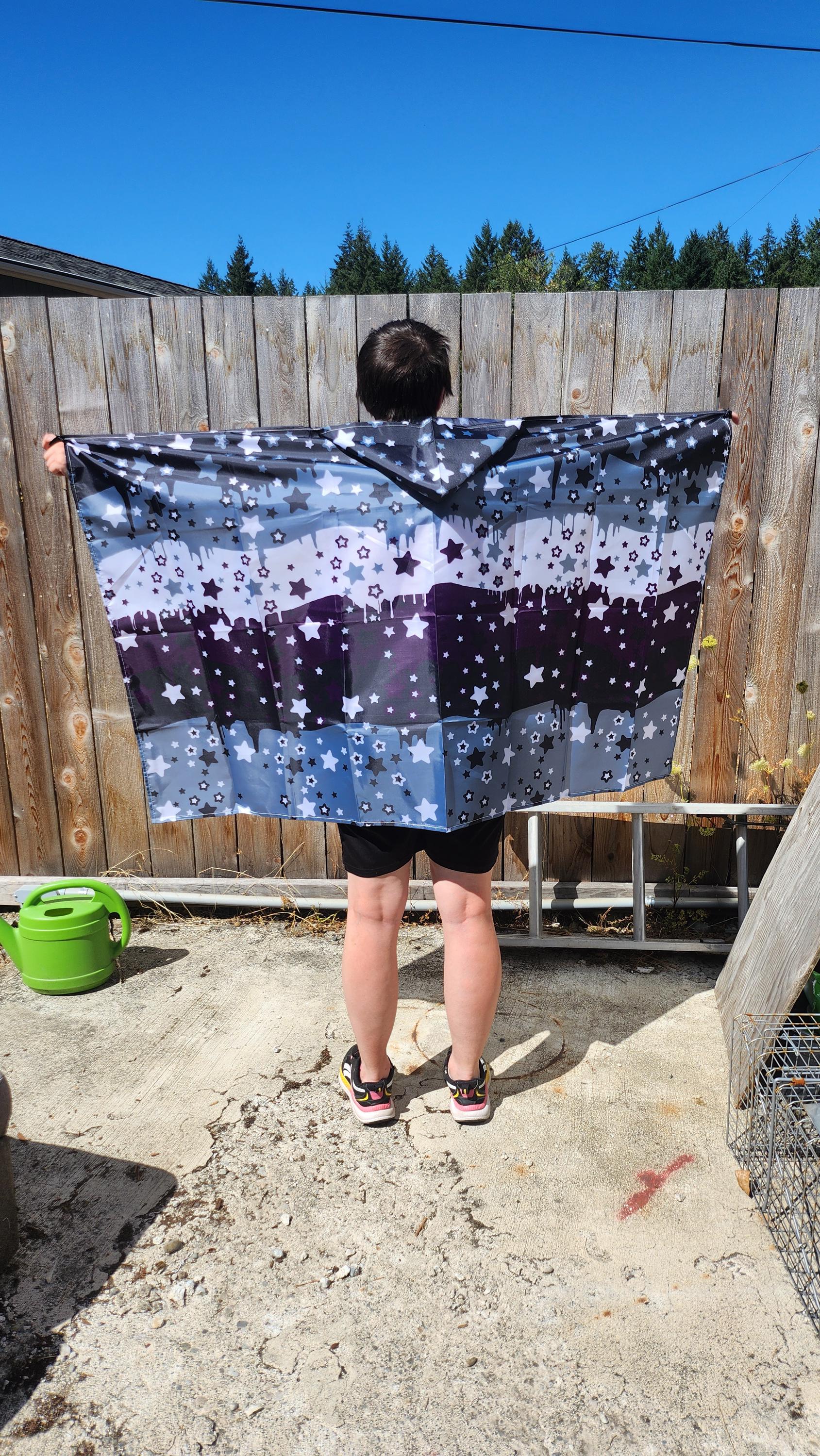 Pride Body Flags [LAST CHANCE] (asexual and Rainbow Left) - Etsy