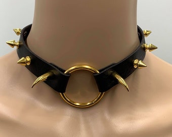 Black and Gold Choker