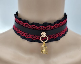 Caged Beauty Lace Choker