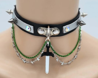 Silver Knight Choker