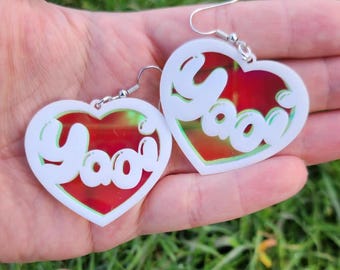 Yaoi Heart Earrings