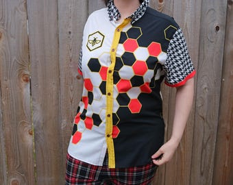 Crazy Bee Button-Up (Made-to-Order)