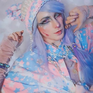 Transgender Star Drip Pride Button-Up (Made-to-Order)