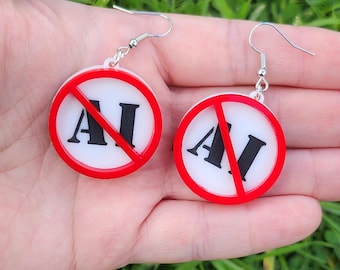 Anti AI Earrings