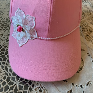 Bling Pink Baseball Caps