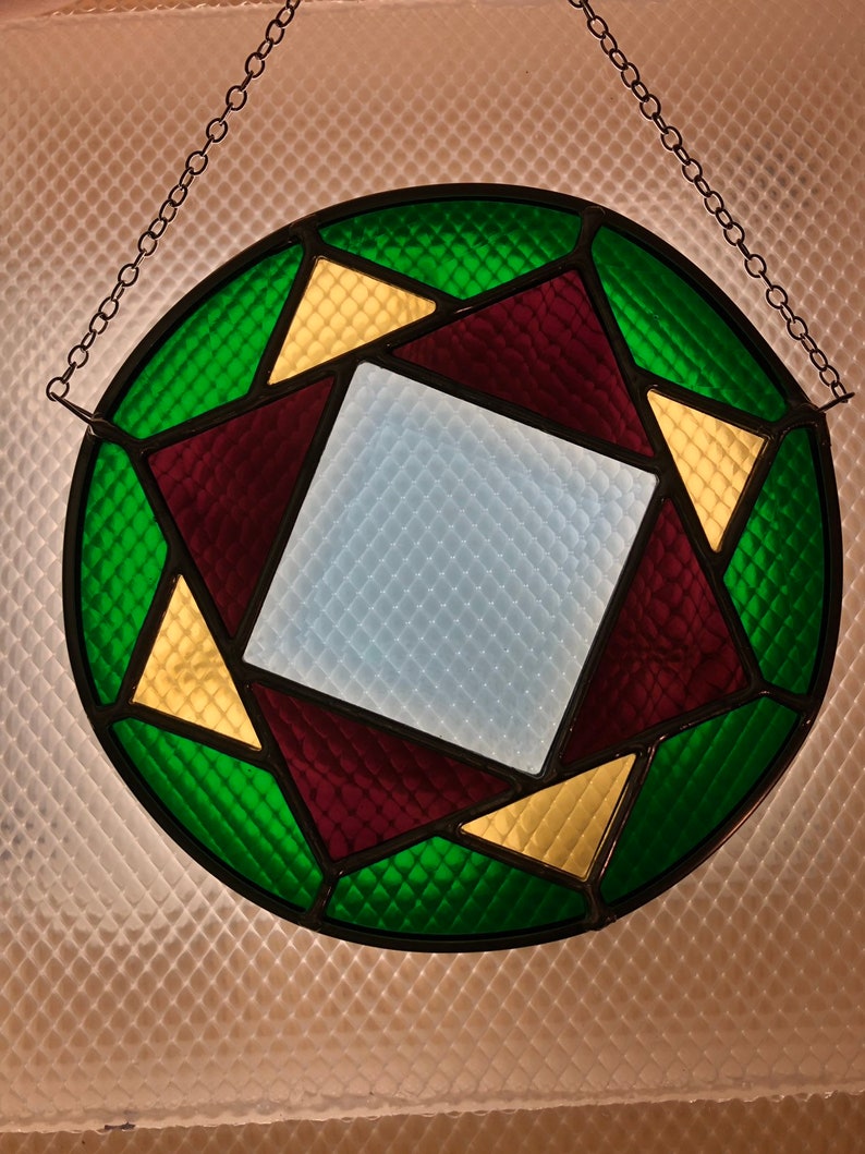 Geometric Bevel Suncatcher
