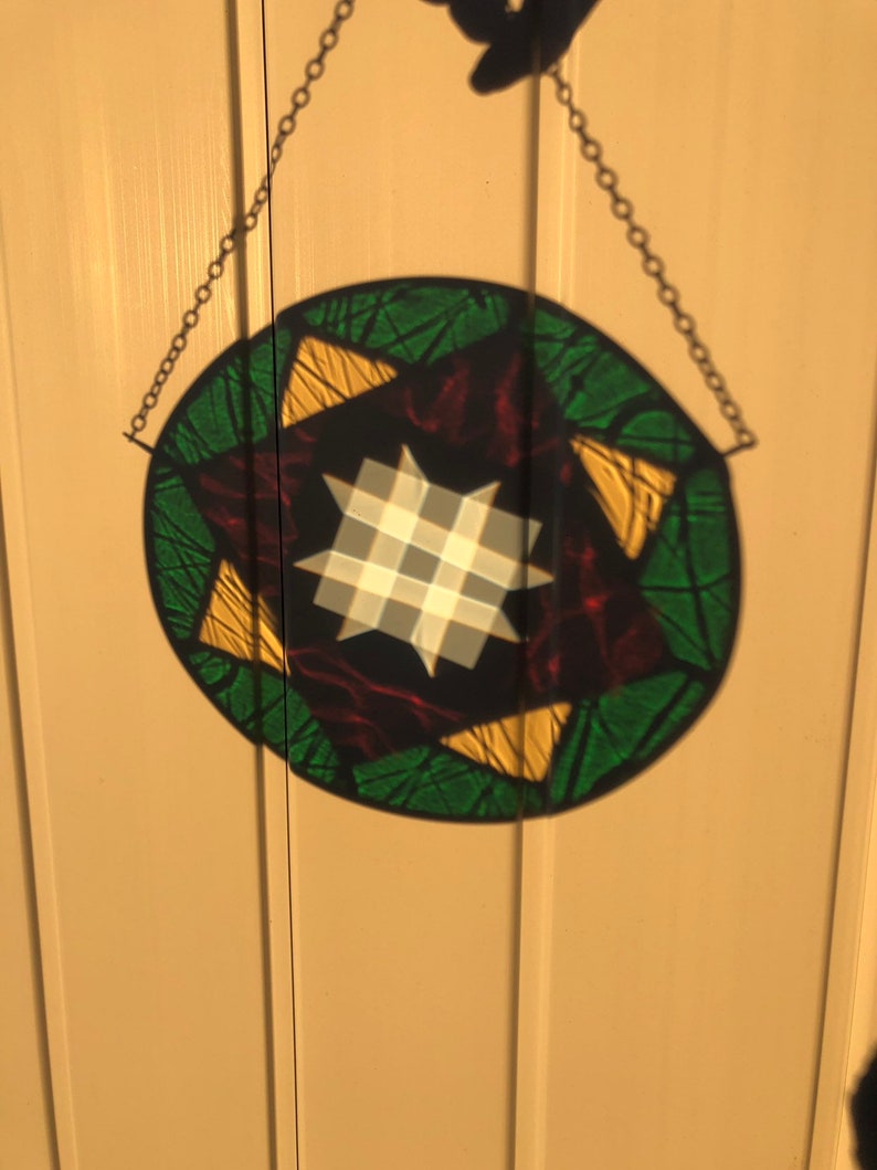 Geometric Bevel Suncatcher